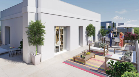 Programme immobilier neuf Les Terrasses de l’Hautil - Jouy-le-Moutier appartements avec extérieur proche RER A (95280) - Référence : 16135