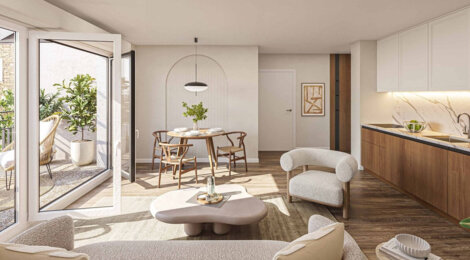 Programme immobilier neuf ESCALE SAND - Juvisy-sur-Orge à distance piétonne du RER D et C direction Paris (91260) - Référence : 16544