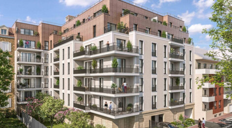 Programme immobilier neuf ESCALE SAND - Juvisy-sur-Orge à distance piétonne du RER D et C direction Paris (91260) - Référence : 16544
