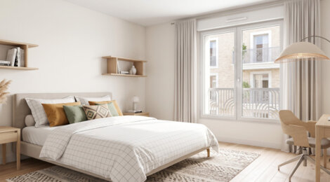 Programme immobilier neuf Les Jardins de l'Haÿ - TR1 LIBRE - L'Hay-les-Roses : logements neufs sécurisés et verdoyants proche des transports (94240) - Référence : 15024