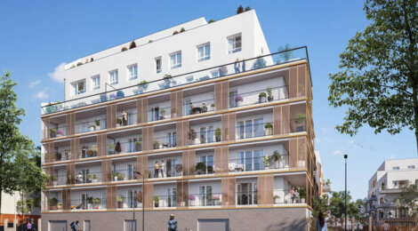 Programme immobilier neuf NOVA GREEN - La Courneuve : logements neufs sécurisés et verdoyants proche des transports (93120) - Référence : 15070
