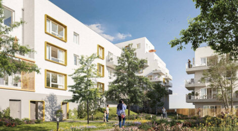 Programme immobilier neuf NOVA GREEN - La Courneuve : logements neufs sécurisés et verdoyants proche des transports (93120) - Référence : 15070