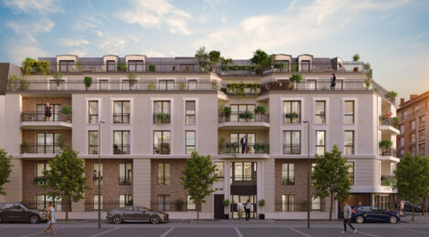 Programme immobilier neuf VILLA CASSINA - La Garenne-Colombes proche de la Mairie (92250) - Référence : 17046