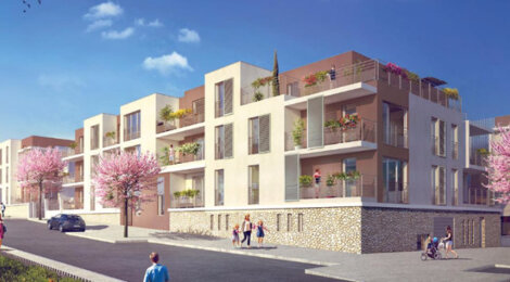 Programme immobilier neuf LES TERRASSES D'AMBROISE - La Ville-du-Bois : Résidence T1–T3 avec espaces extérieurs et cuisines ouvertes proche des commodités (91620) - Référence : 1284