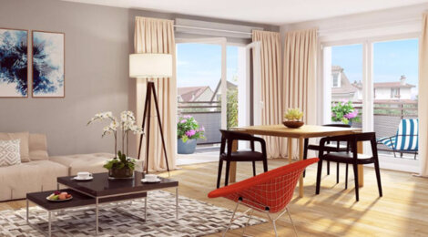 Programme immobilier neuf LES TERRASSES D'AMBROISE - La Ville-du-Bois : Résidence T1–T3 avec espaces extérieurs et cuisines ouvertes proche des commodités (91620) - Référence : 1284