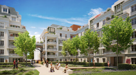 Programme immobilier neuf Esprit 153 - Le Blanc-Mesnil, logements neufs et mobilité douce près du RER B (93150) - Référence : 15957