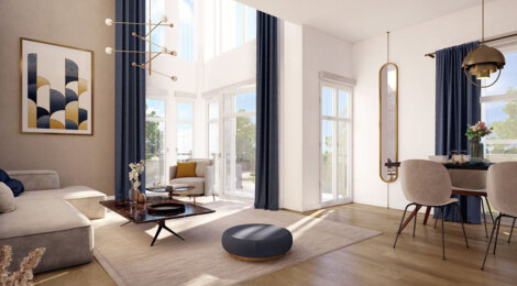 Programme immobilier neuf Esprit 153 - Le Blanc-Mesnil, logements neufs et mobilité douce près du RER B (93150) - Référence : 15957