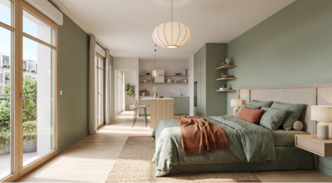 Programme immobilier neuf Village Eiffel 1 - Lot 1-6 - Le Blanc-Mesnil : logements neufs lumineux et sécurisés proche d’un parc de 6,8 hectares (93150) - Référence : 14846