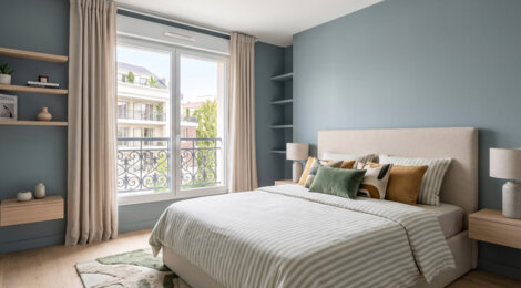 Programme immobilier neuf 98 République - Le Blanc-Mesnil : logements neufs sécurisés et élégants en centre-ville (93150) - Référence : 14941