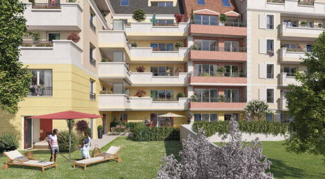 Programme immobilier neuf Villa Auber - Le Blanc-Mesnil : Résidence T2–T5 avec cadre résidentiel et confort optimisé proche des commodités (93150) - Référence : 14654