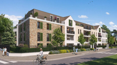 Programme immobilier neuf Le Clos de la Chênaie - Le Chesnay : Appartements neufs au calme, à 10 min de Versailles (78150) - Référence : 16273