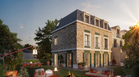 Programme immobilier neuf VILLA KLEBER - VILLA KLEBER - TR1 - Le Chesnay : logements neufs sécurisés et verdoyants proche des transports (78150) - Référence : 15338