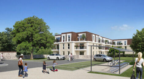 Programme immobilier neuf Le Parc du Manoir - Le Mée-sur-Seine : logements neufs lumineux près des transports et de la nature (77350) - Référence : 14823