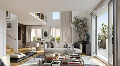 Programme immobilier neuf Agapanthe - Le Plessis-Robinson : Résidence studio–T5 avec cadre vénitien et confort optimisé proche des commodités (92350) - Référence : 14254