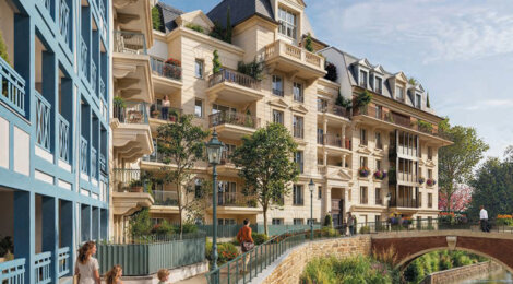Programme immobilier neuf SCENE 3 - QUARTIER DES ARCHITECTES - Le Plessis-Robinson résidence verdoyante à 200 m du tram T10 (92350) - Référence : 18522