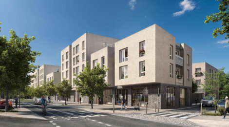 Programme immobilier neuf L'EMPREINTE - Les Mureaux : Résidence studio–T4 avec cadre contemporain et confort optimisé proche des commodités (78130) - Référence : 6021