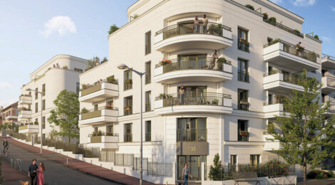 Programme immobilier neuf LES TERRASSES FLOUQUET - L’Haÿ-les-Roses logements du studio au 4 pièces proches RER B et métro 14 (94240) - Référence : 17744