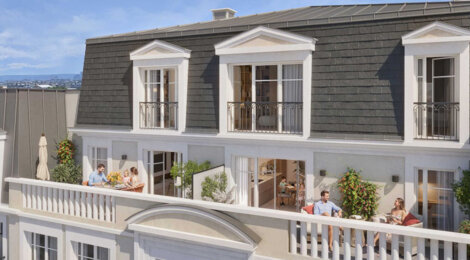 Programme immobilier neuf Le jardin d'Aurea - Livry-Gargan à 5 min à pied du tramway T4 (93190) - Référence : 18363