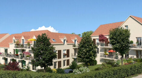 Programme immobilier neuf RESIDENCE LE PRIEURE - Maffliers : Résidence T2–T3 avec jardins et ambiance conviviale en cœur de village (95560) - Référence : 565