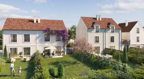 Programme immobilier neuf Domaine Céladon - Maisons-Laffitte maisons 5 pièces dans l’Ouest parisien (78600) - Référence : 17783
