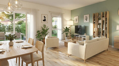 Programme immobilier neuf CONFIDENCE - Mantes-la-Jolie cadre calme à deux pas ligne J (78200) - Référence : 17263