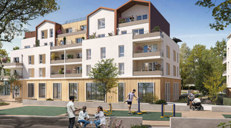 Programme immobilier neuf Coeur Saint Jean (78) - Mantes-la-Jolie cadre résidentiel proche Seine appartements avec extérieur (78200) - Référence : 17083