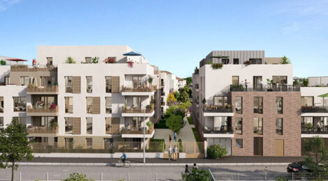Programme immobilier neuf JOLIE SEINE - Mantes-la-Jolie logements du studio au 4 pièces près du TER (78200) - Référence : 17824