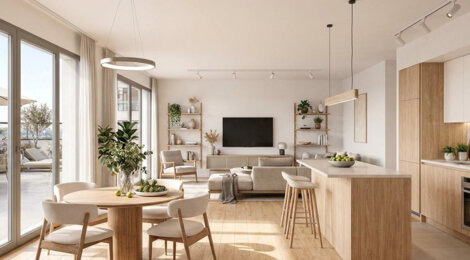 Programme immobilier neuf JOLIE SEINE - Mantes-la-Jolie logements du studio au 4 pièces près du TER (78200) - Référence : 17824
