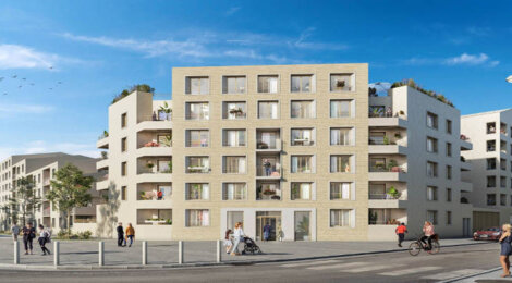 Programme immobilier neuf Contemplation - Mantes-la-Jolie : Résidence studio–T4 avec cadre végétal et confort optimisé proche des transports (78200) - Référence : 18034