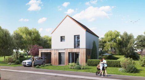 Programme immobilier neuf Le Hameau de la Guérinière - Mauchamps à proximité du domaine de Chamarande (91730) - Référence : 8579