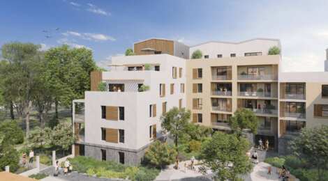 Programme immobilier neuf JARDIN SAUVOLE - Maurepas : Appartements neufs dans un écoquartier face au future parc urbain (78310) - Référence : 16275