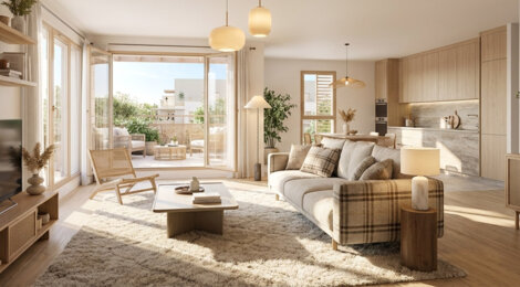 Programme immobilier neuf Les Allées du Bois - TVA 7% - Melun cadre moderne écoquartier proche Seine et transports (77000) - Référence : 17111