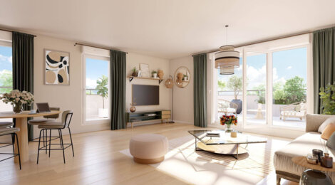 Programme immobilier neuf Be Nature - Melun écoquartier Woodi à 4 min à pied du TZen 2 (77000) - Référence : 16318