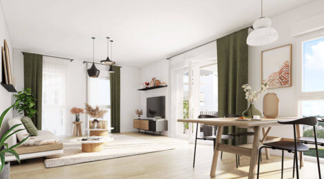 Programme immobilier neuf Be Fine - Melun : Résidence studio–T5 avec cadre écologique et confort optimisé proche des transports (77000) - Référence : 6838