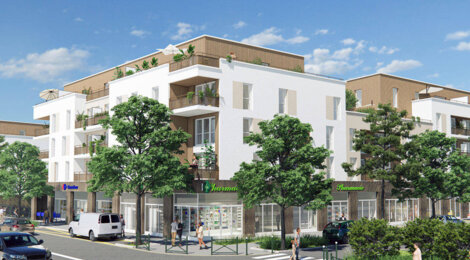 Programme immobilier neuf GINKGO - Melun : Résidence T2–T4 avec cadre écologique et confort optimisé proche des commerces (77000) - Référence : 17803