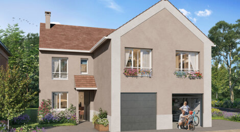 Programme immobilier neuf Le Domaine du Parc - Appartements - Moisselles près centre ville (95570) - Référence : 8161