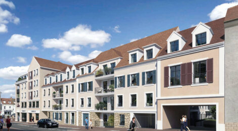 Programme immobilier neuf Closerie Coeur Village - Montlhéry : logements neufs sécurisés et conviviaux en cœur de village (91310) - Référence : 14976