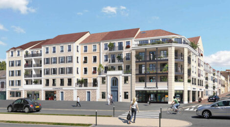 Programme immobilier neuf Closerie Coeur Village - Montlhéry : logements neufs sécurisés et conviviaux en cœur de village (91310) - Référence : 14976