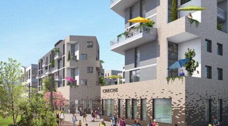 Programme immobilier neuf QUARTIER NATURE - Montreuil : Appartements T1–T5 avec espaces extérieurs et sécurité renforcée dans un quartier dynamique (93100) - Référence : 11763