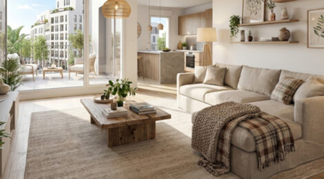 Programme immobilier neuf QUARTIER NATURE - Montreuil : Appartements T1–T5 avec espaces extérieurs et sécurité renforcée dans un quartier dynamique (93100) - Référence : 11763