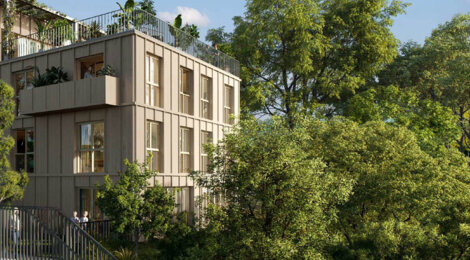 Programme immobilier neuf DOMAINE-SOUS-BOIS - Montreuil : logements neufs sécurisés et verdoyants proche des transports (93100) - Référence : 11836