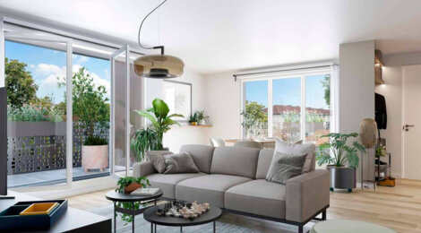Programme immobilier neuf VILLA 32 - Montreuil, résidence neuve entre Parc Montreau et mobilité douce près du RER E (93100) - Référence : 8969