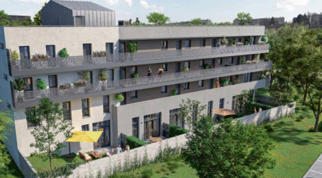 Programme immobilier neuf VILLA 32 - Montreuil, résidence neuve entre Parc Montreau et mobilité douce près du RER E (93100) - Référence : 8969