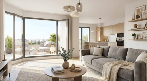 Programme immobilier neuf 8 CLOS - Montrouge résidence lumineuse proche ligne 13 (92120) - Référence : 17251