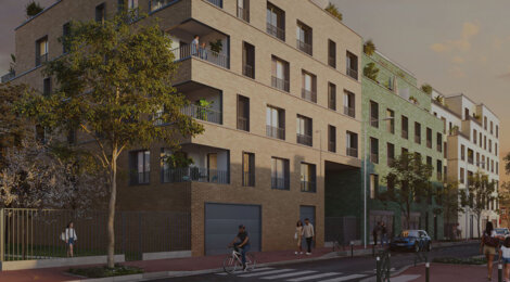 Programme immobilier neuf LINEA VERDE - Nanterre secteur résidentiel proche métro 15 et futur tram 1 (92000) - Référence : 17688