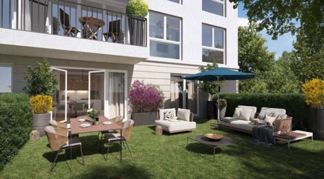 Programme immobilier neuf Les Jardins du Grand Pont - Nemours : logements neufs T2–T4 proche des berges du Loing (77140) - Référence : 15929