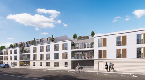 Programme immobilier neuf Les Jardins du Grand Pont - Nemours : logements neufs T2–T4 proche des berges du Loing (77140) - Référence : 15929