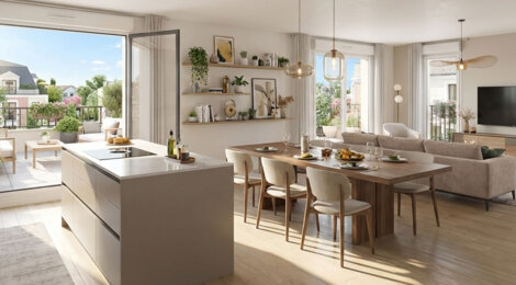 Programme immobilier neuf VILLA AMANDA - Neuilly-Plaisance appartements contemporains proches RER A (93360) - Référence : 18293