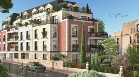 Programme immobilier neuf VILLA AMANDA - Neuilly-Plaisance appartements contemporains proches RER A (93360) - Référence : 18293