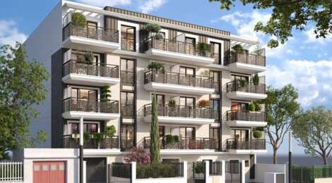 Programme immobilier neuf villa clementina - Neuilly-sur-Marne cadre de vie pratique à proximité des RER A et E (93360) - Référence : 12245